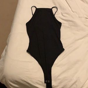 Forever 21 black high neck body suit